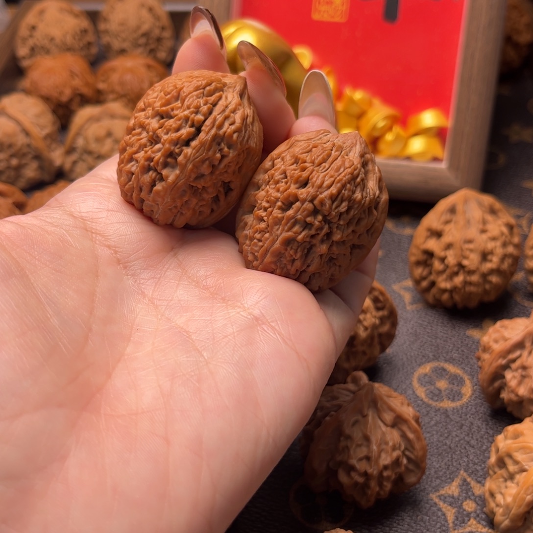 把件文玩核桃大蒜头33全