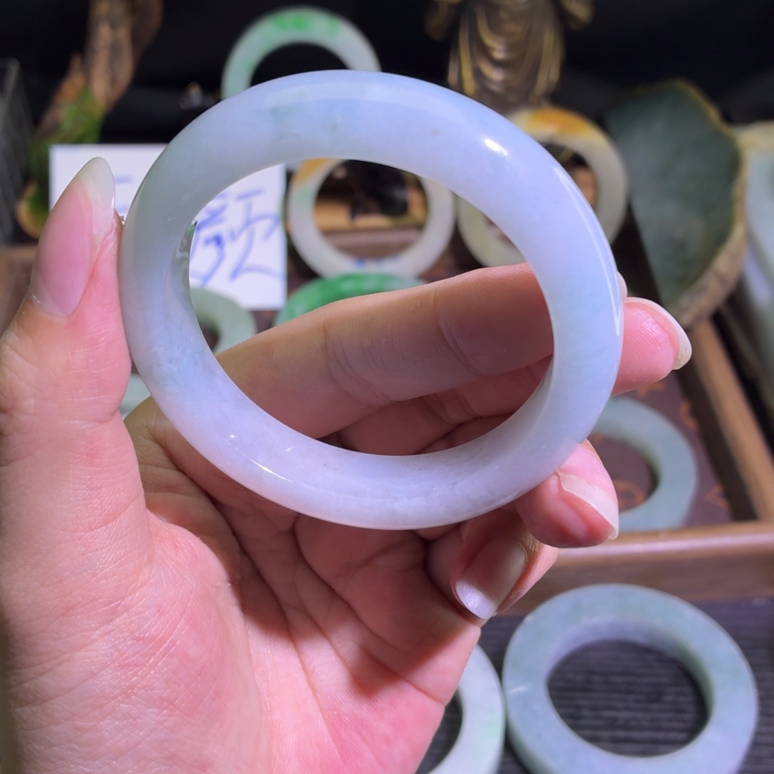 定制翡翠未镶嵌缅甸翡翠A货手镯毛胚定制