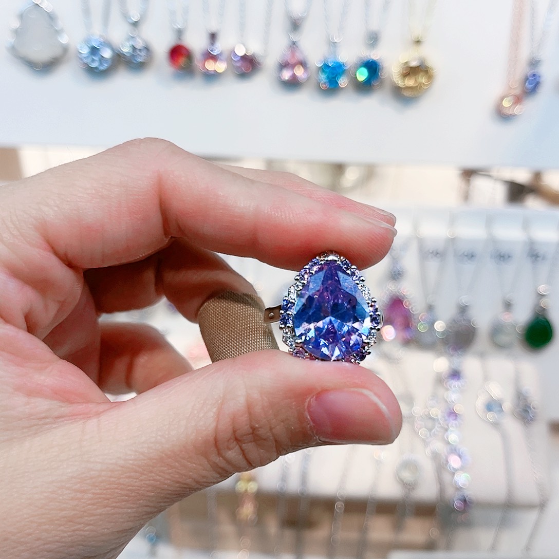 桃****紫晶银S925镶嵌吊坠(赠链)