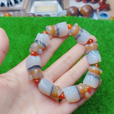 玛瑙/玉髓珠宝半成品未镶嵌