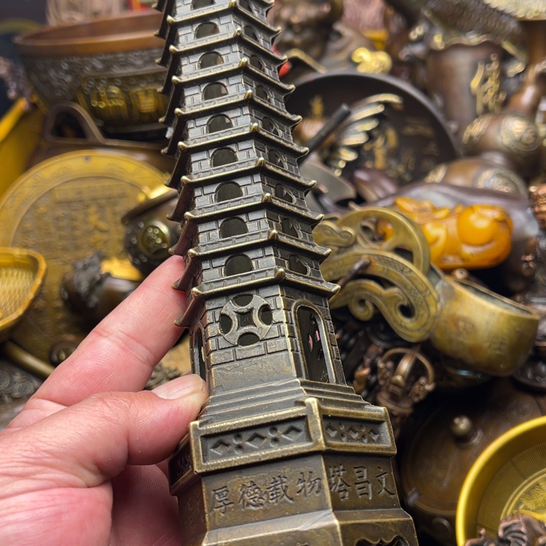 茶壶香炉铜器摆件