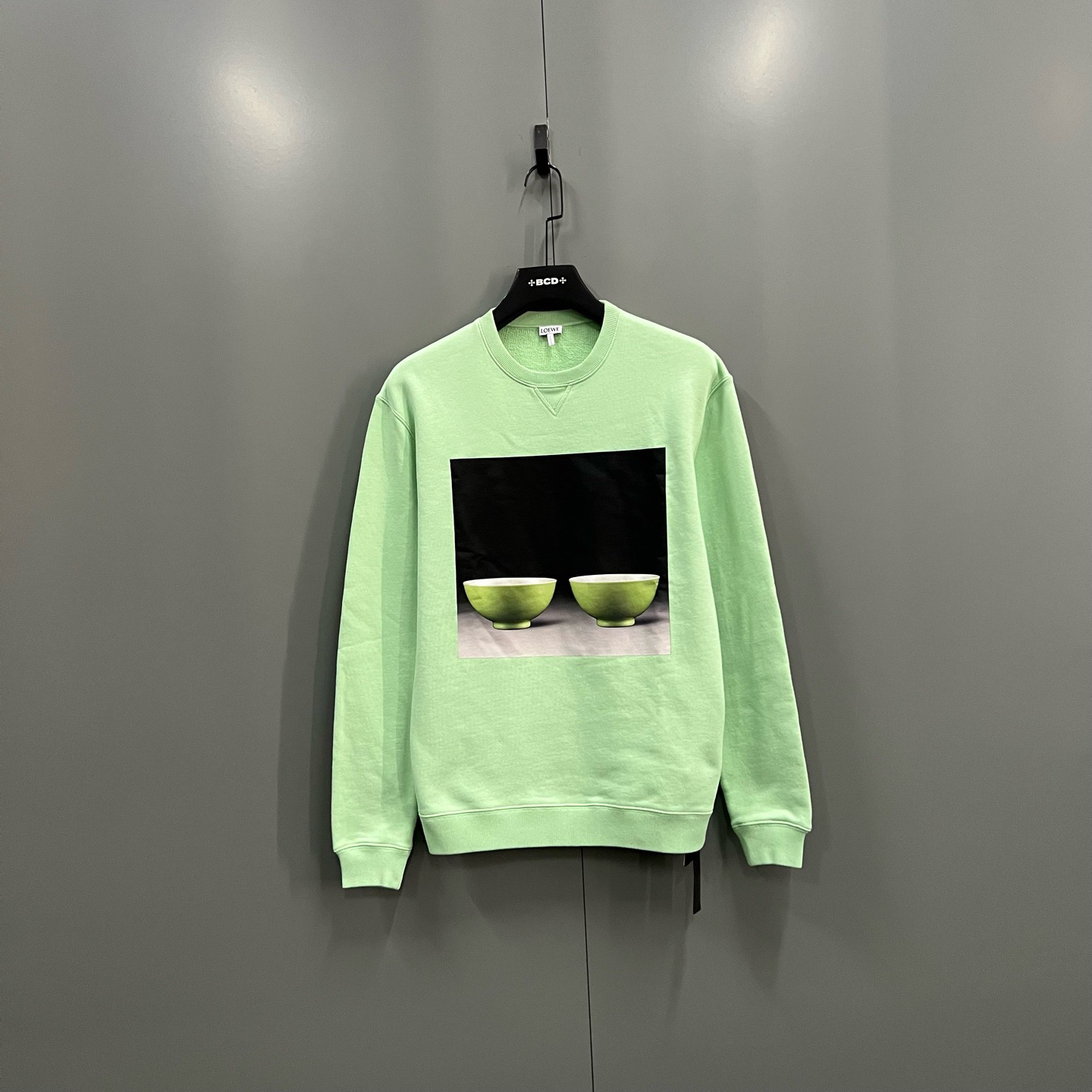 95新 LOEWE/罗意威 jp1230 陶瓷印花圆领卫衣 XS 208487