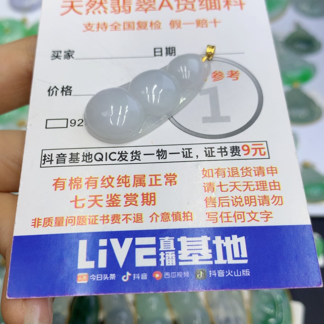 翡翠颈饰未镶嵌翡翠