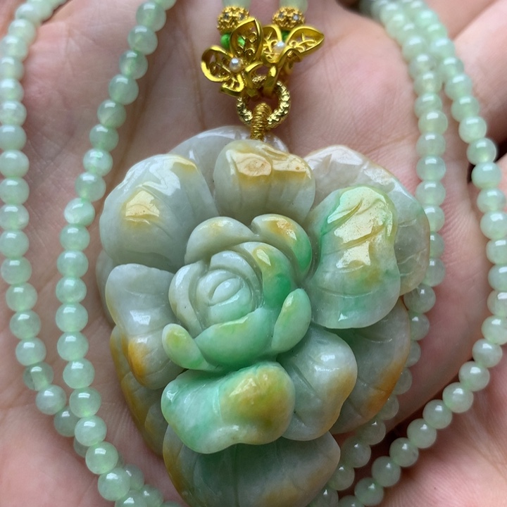 颈饰未镶嵌翡翠翡翠