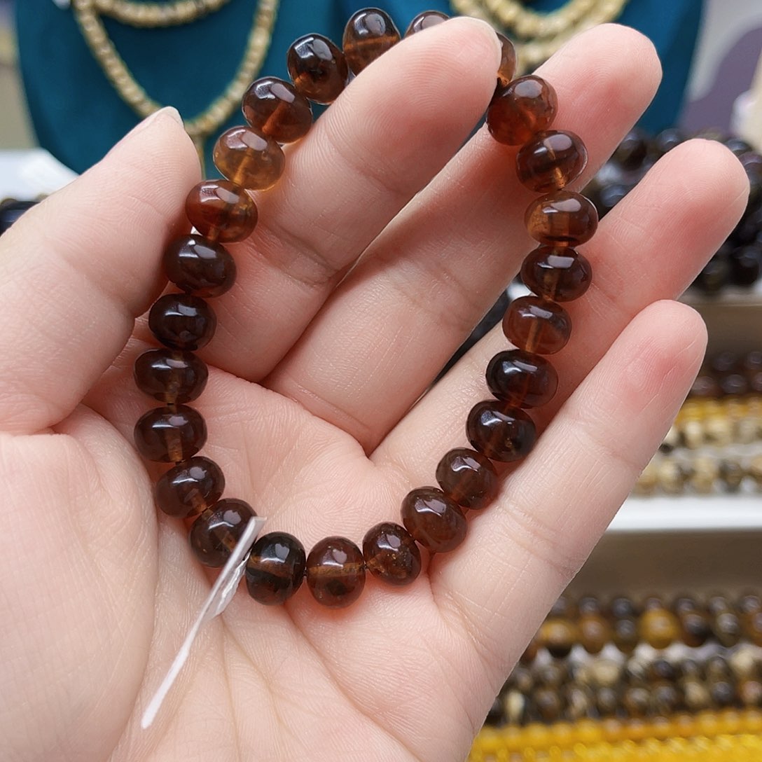 琥珀手链未镶嵌抚顺琥珀9