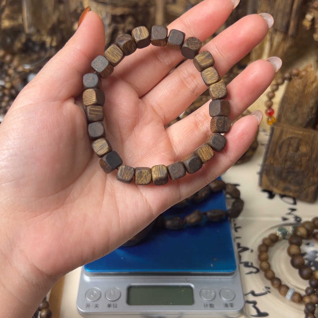 沉香沉香碎屑方糖珠6克加