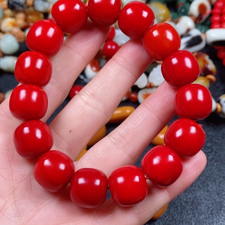 和田玉手链未镶嵌海*