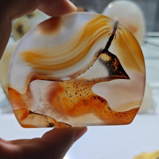 拾***人玛瑙/玉髓未镶嵌吊坠(不含链)