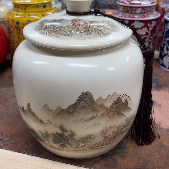 陶瓷罐茶叶罐密封罐储物罐