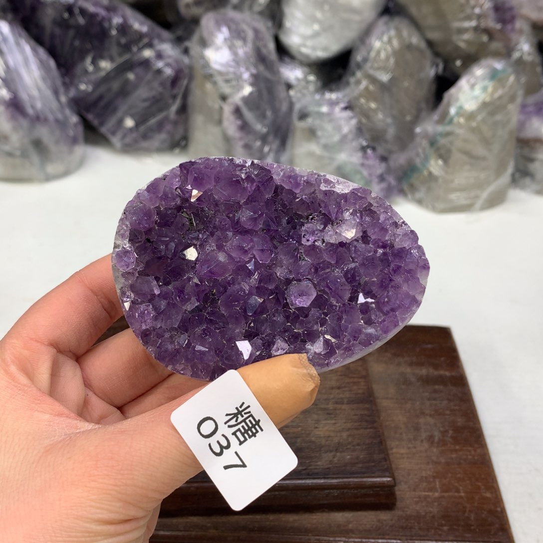 紫晶摆件未镶嵌水晶