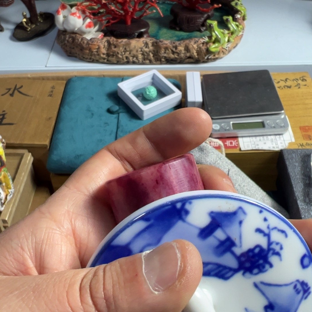 紫砂茶宠我家粉皮真好看啊