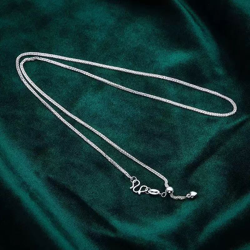 链子足银 足银999.9 爱心肖邦链（25692）