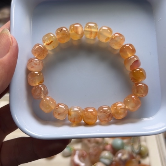 未镶嵌玛瑙/玉髓珠宝半成品