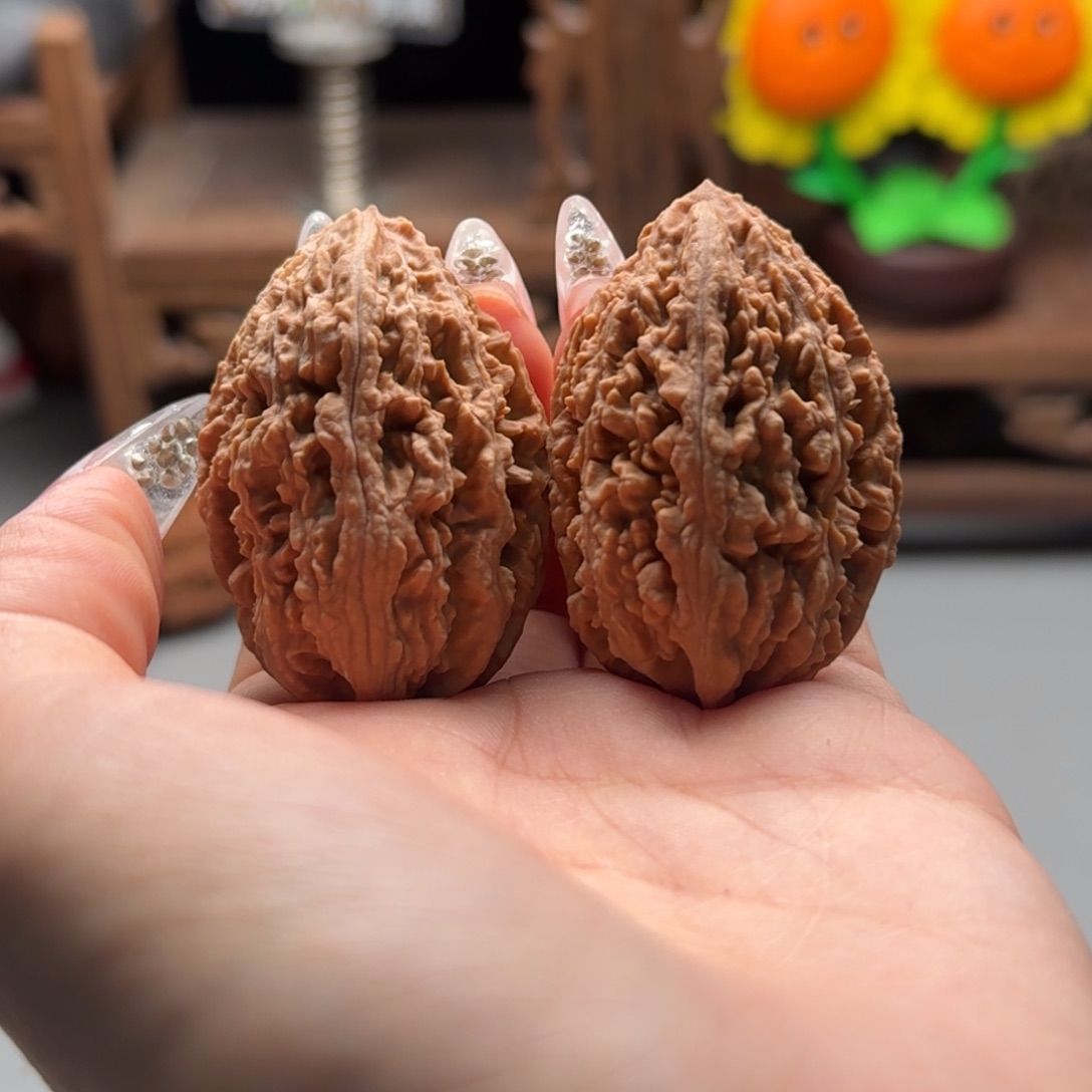 文玩核桃把件大*?关东木子楸百核40