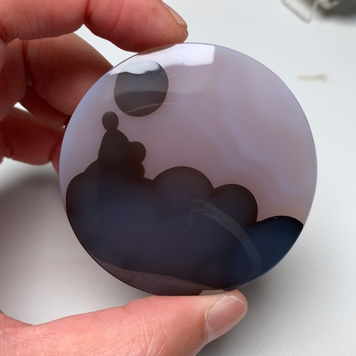 玛瑙/玉髓吊坠(不含链)未镶嵌沧*