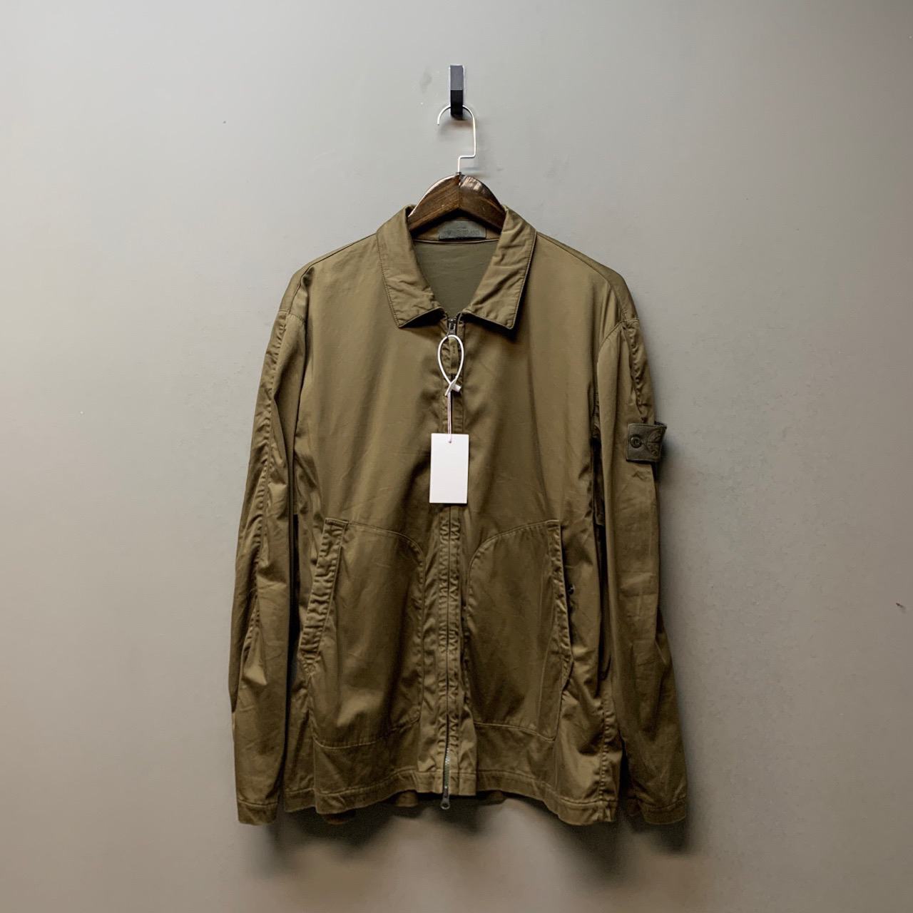 stone island 石头岛 /01740/棕幽灵拉链外套 XL码