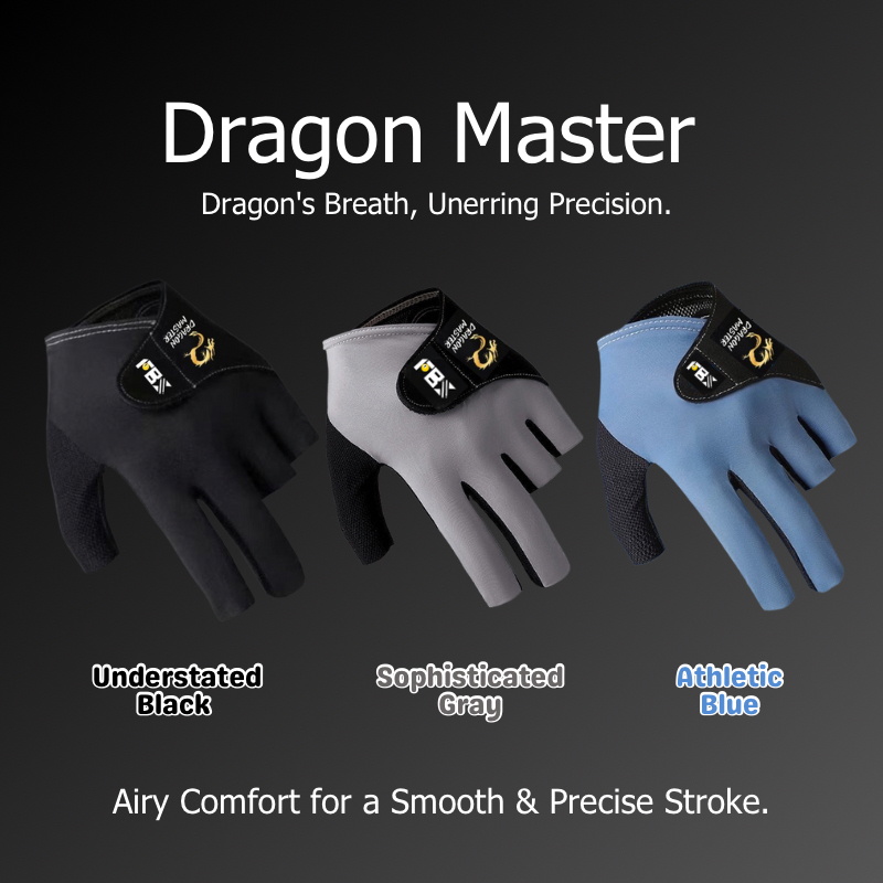 御龙者职业台球手套 FBS职业斯诺克中八赛事使用透气顺滑舒适手套