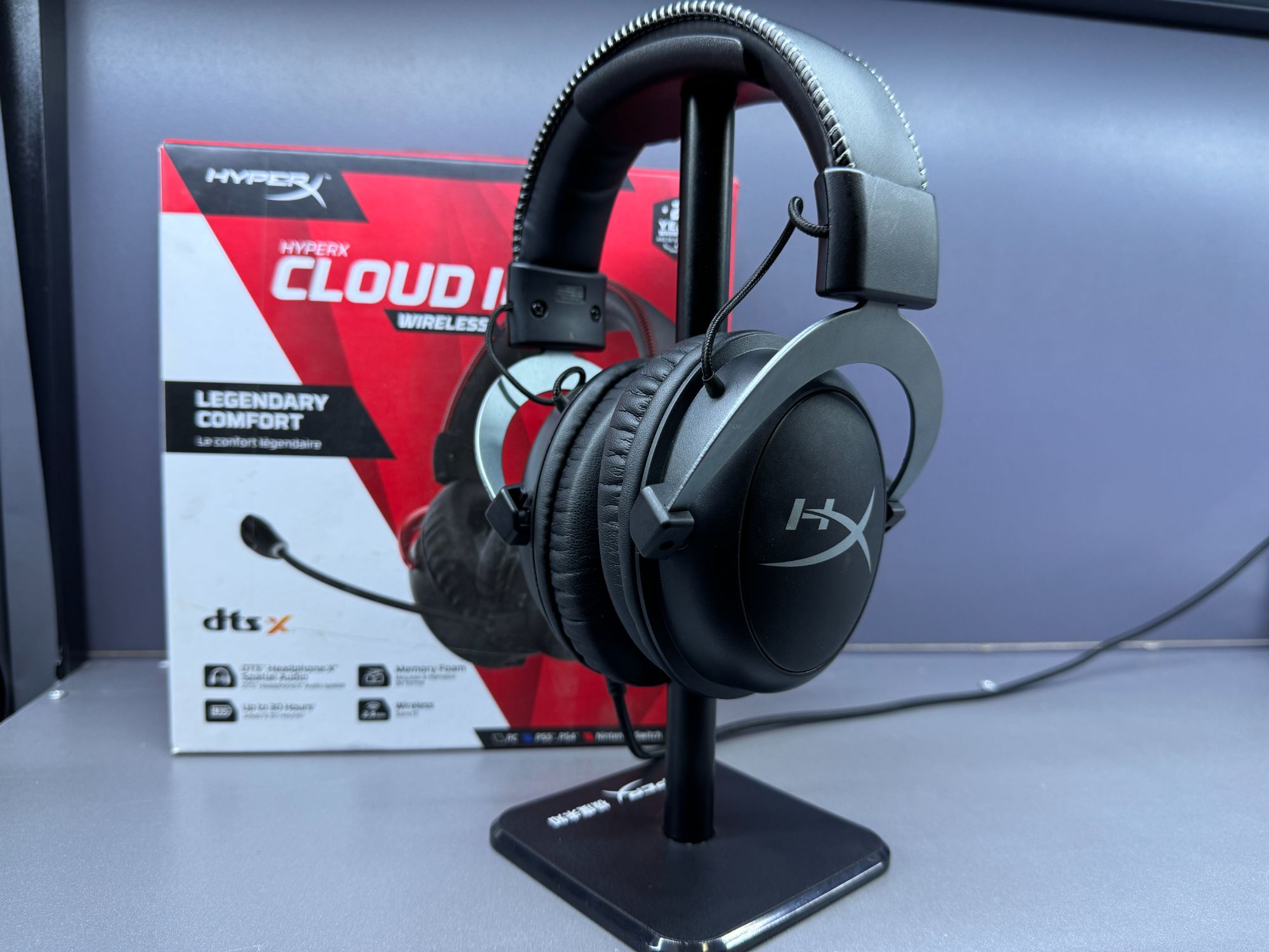 9新 HYPERX Cloud II 飓风2黑银游戏耳机加灵音声卡