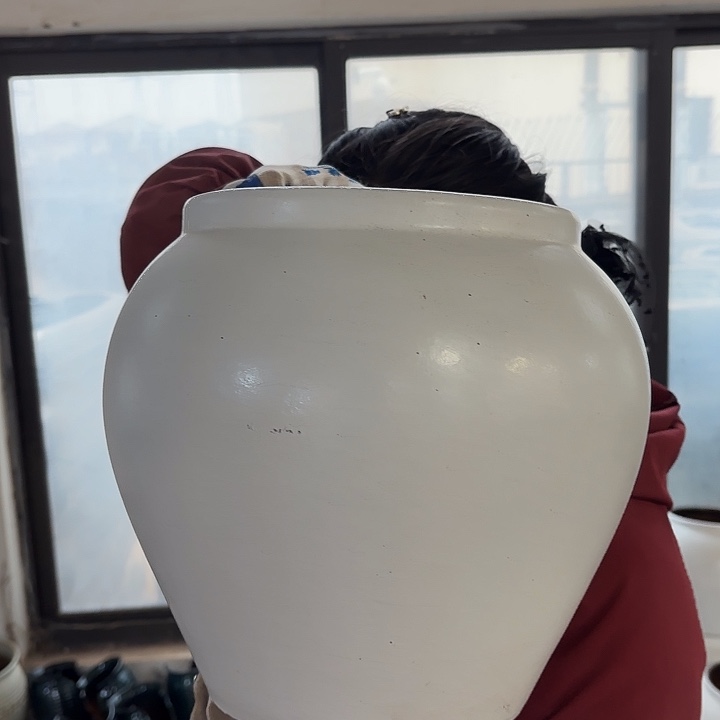 瑕疵高28口20花盆