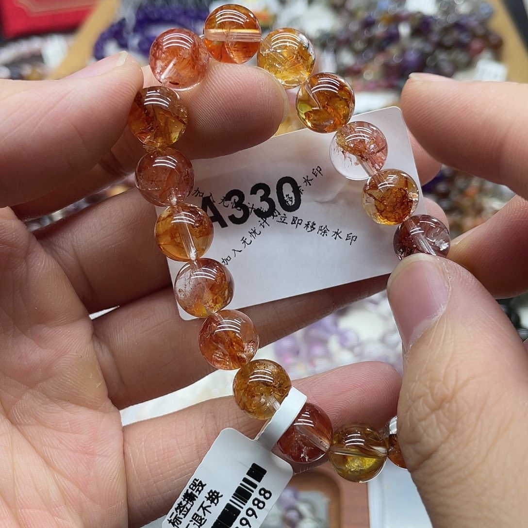 水晶手链未镶嵌天然