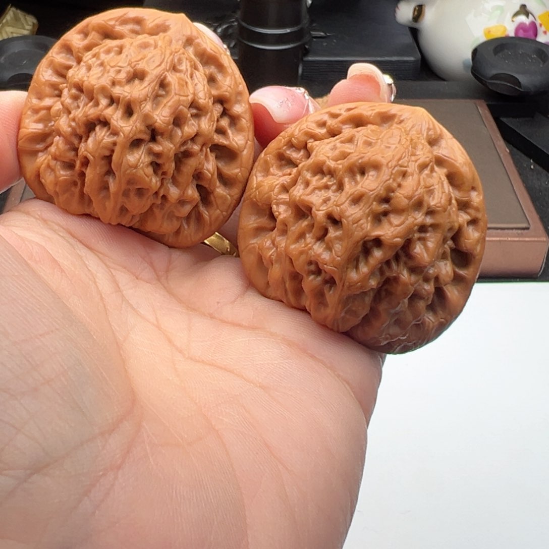 文玩核桃把件金公子44