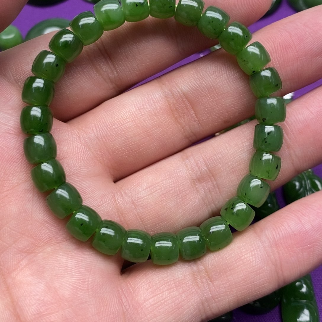 *****和田玉（碧玉）未镶嵌手串