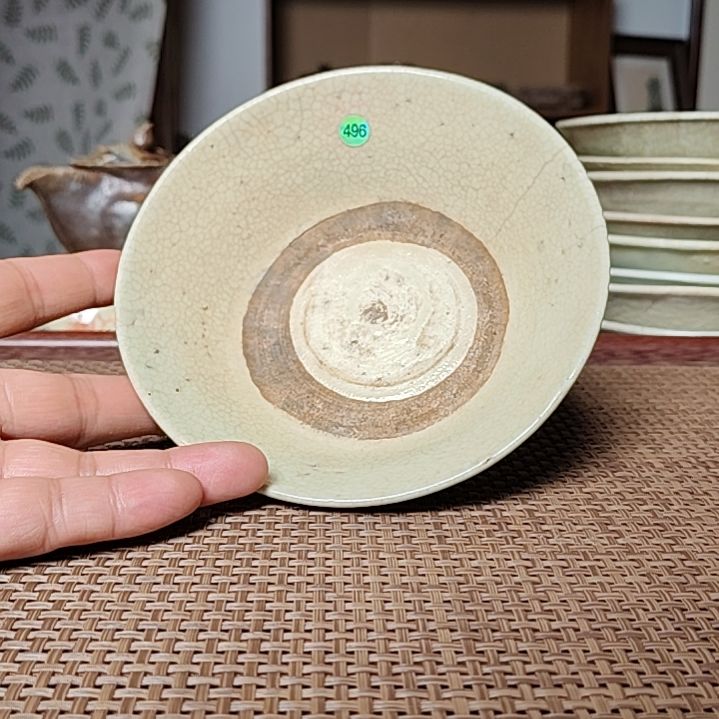 496旧碗蓄水壶承盘子