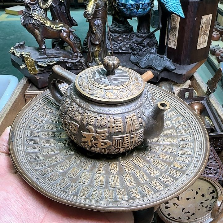 铜器办公室茶室摆件