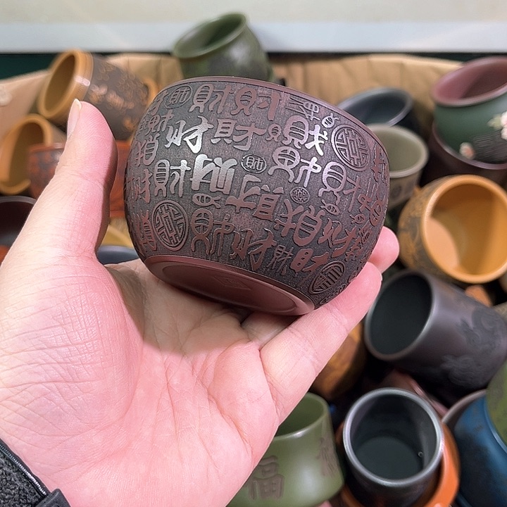 茶杯紫砂全手工紫砂主人杯