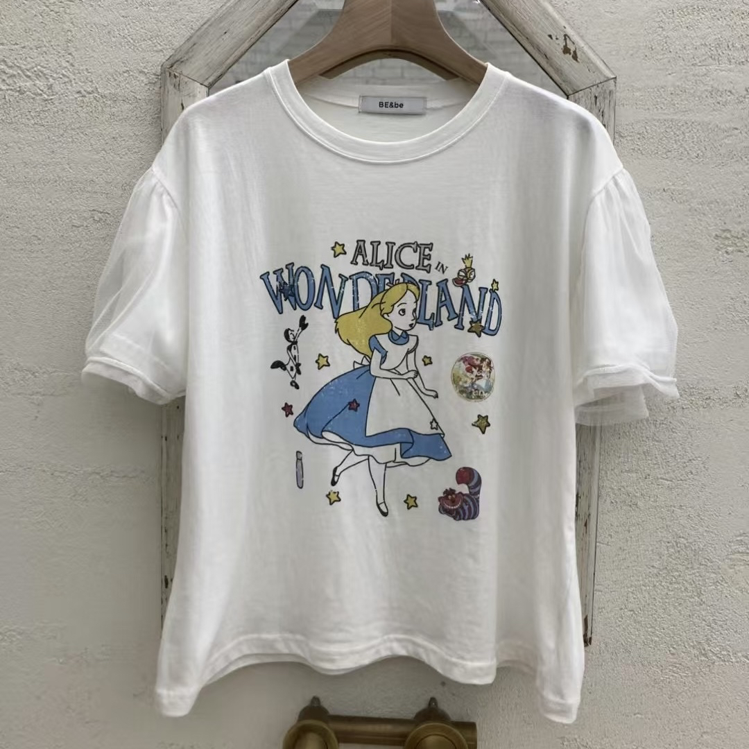 东大门正品夏季新款ins风爱丽丝T恤