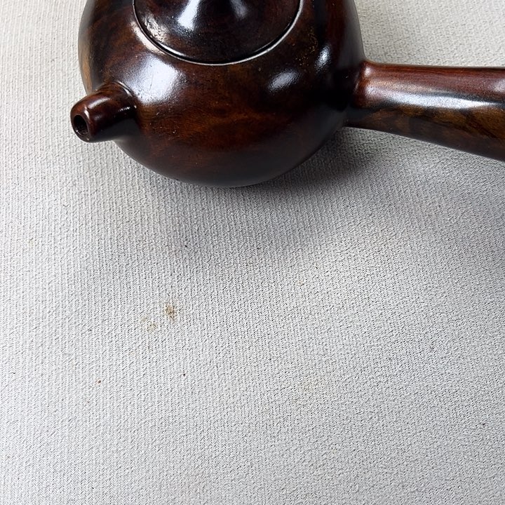 木质快*人老挝大红酸枝茶壶一个