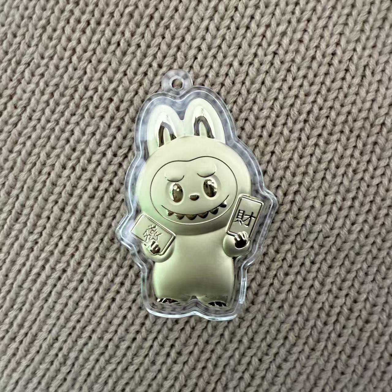 含金工艺品拉布布钥匙扣