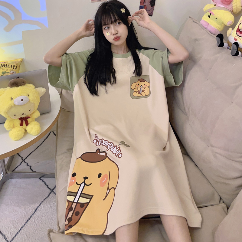 a1❤️「琳琳屋」80-180可穿浪漫性感蕾丝轻奢修身睡衣家居服-3