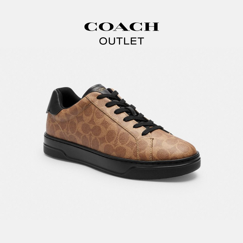 COACH/蔻驰 男士经典标志HIGH LINE运动鞋 低帮商务休闲男鞋