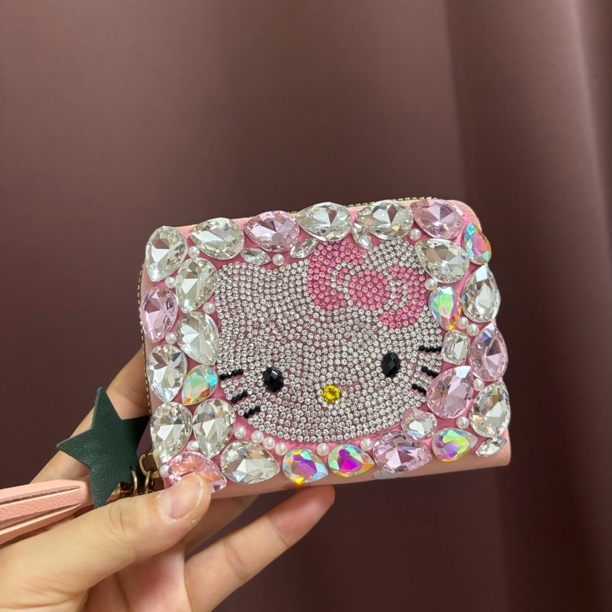 367   DIY手工重工便捷拉链零钱包精美小包