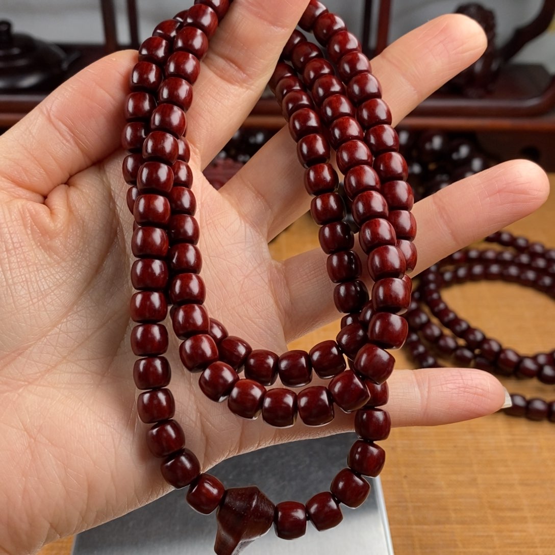 小叶紫檀手串/手链奚直切7.8