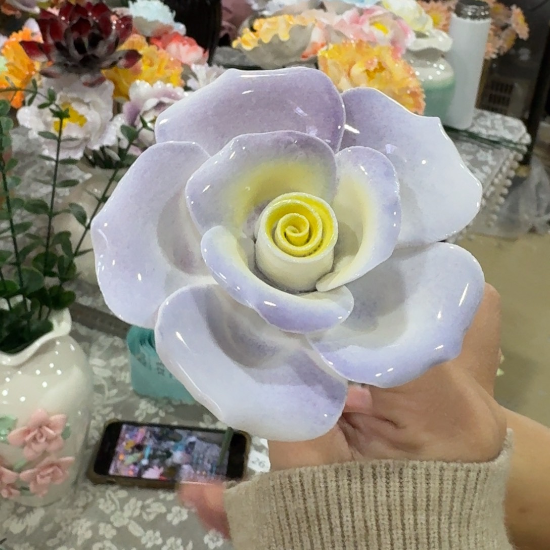 2612 陶瓷花拍满20元发货退款拉黑