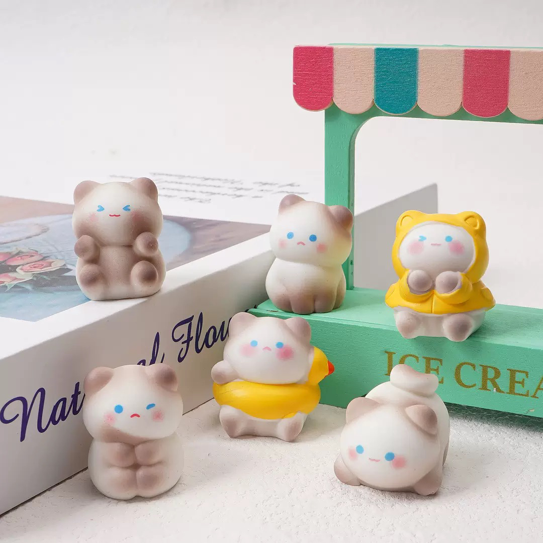 （九宫格）微景观猫猫装饰品装饰可爱桌面摆件小物件桌面小摆件