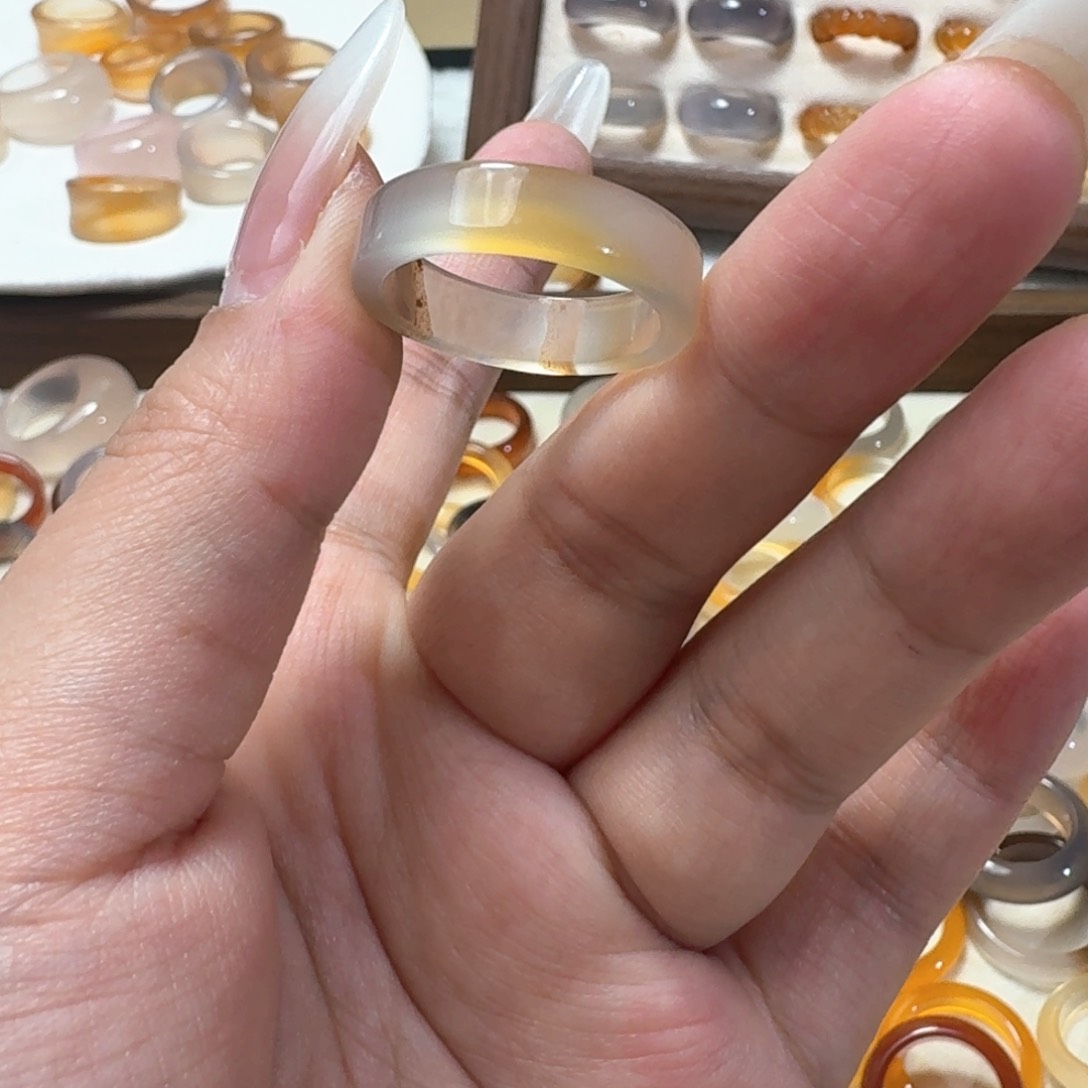 合金戒指玛瑙/玉髓318港20