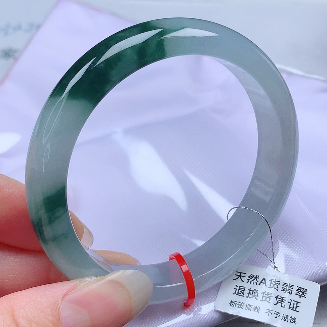 翡翠手镯未镶嵌57圈+