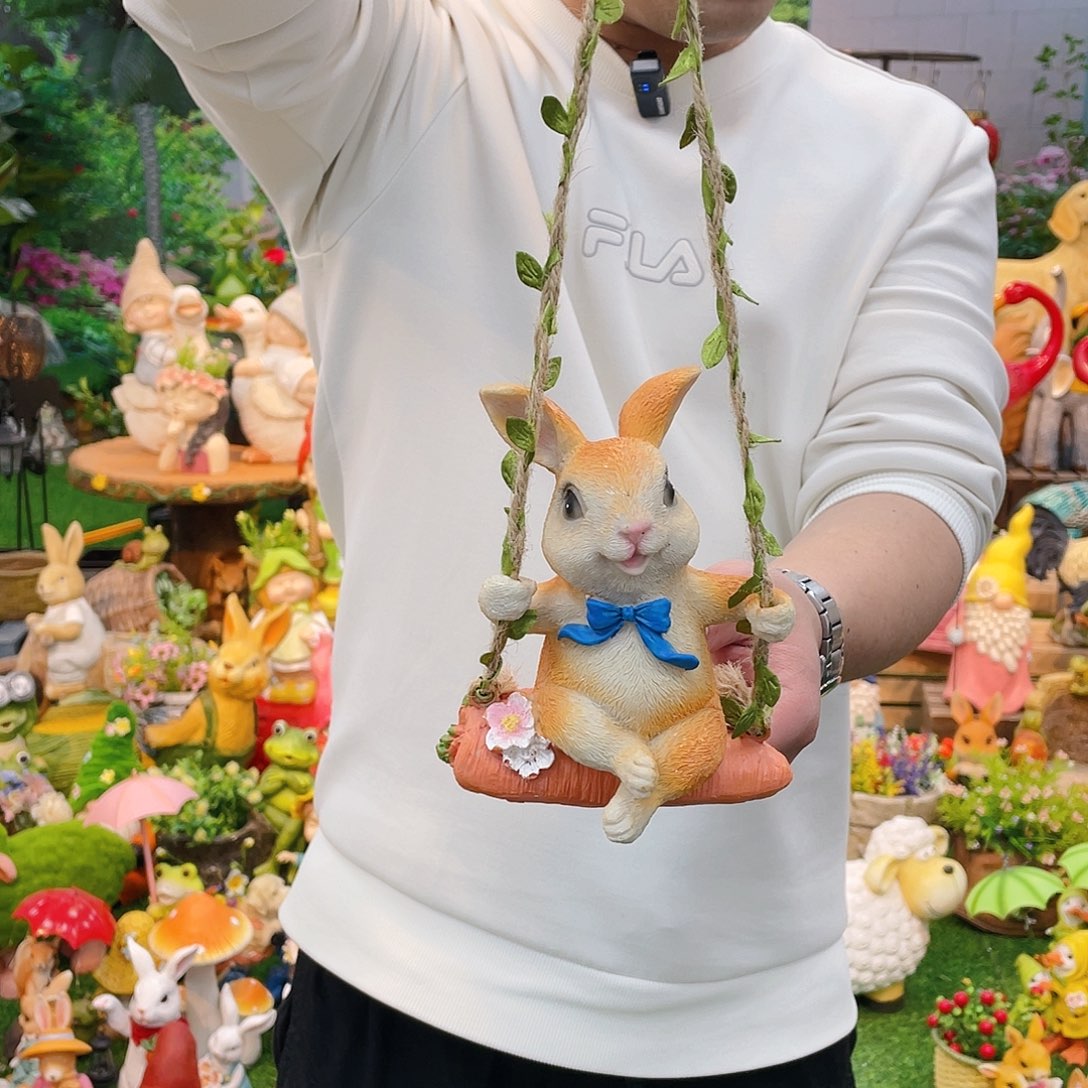 红陶花园庭院摆件