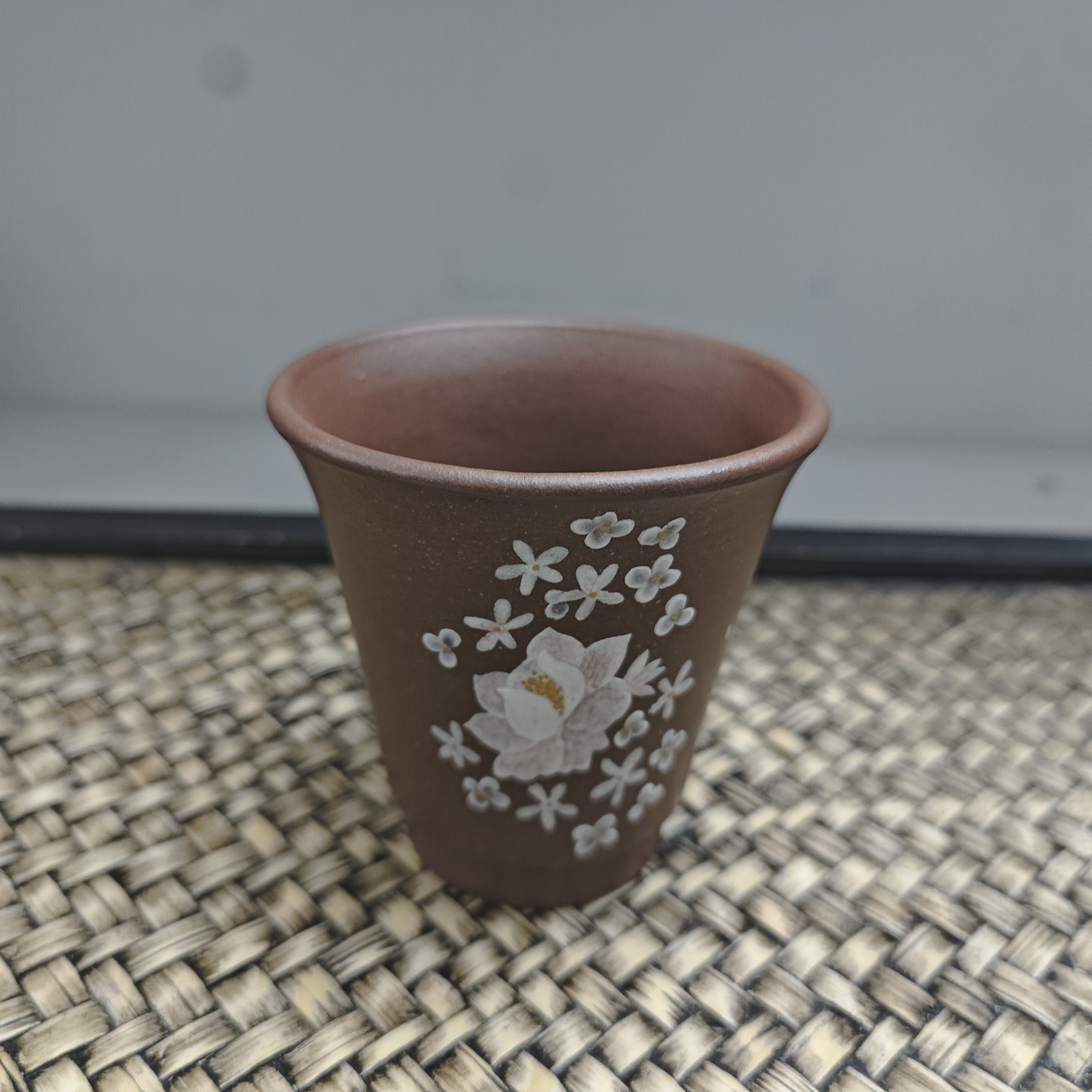 【古月壶来】HM873天青花想蝶主人杯