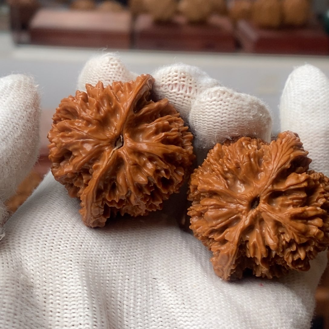 吊坠文玩核桃火*野生核桃