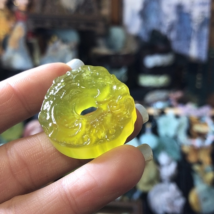 岫玉未镶嵌岫玉挂件