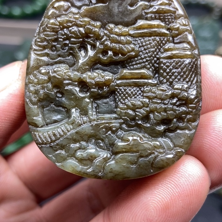 和田玉颈饰未镶嵌