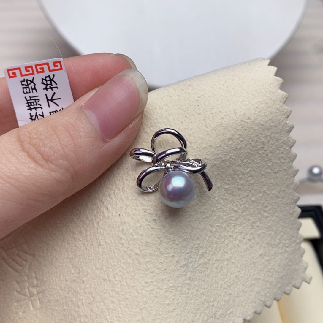 海水珍珠颈饰银S925镶嵌