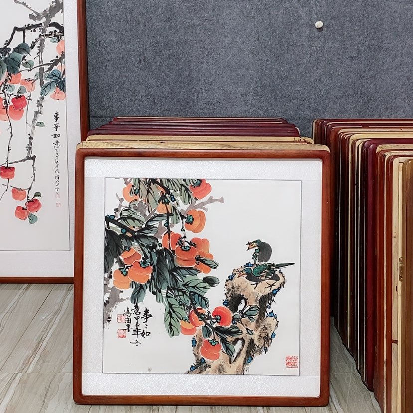 【闪购商品】书画作品带框65×65厘米