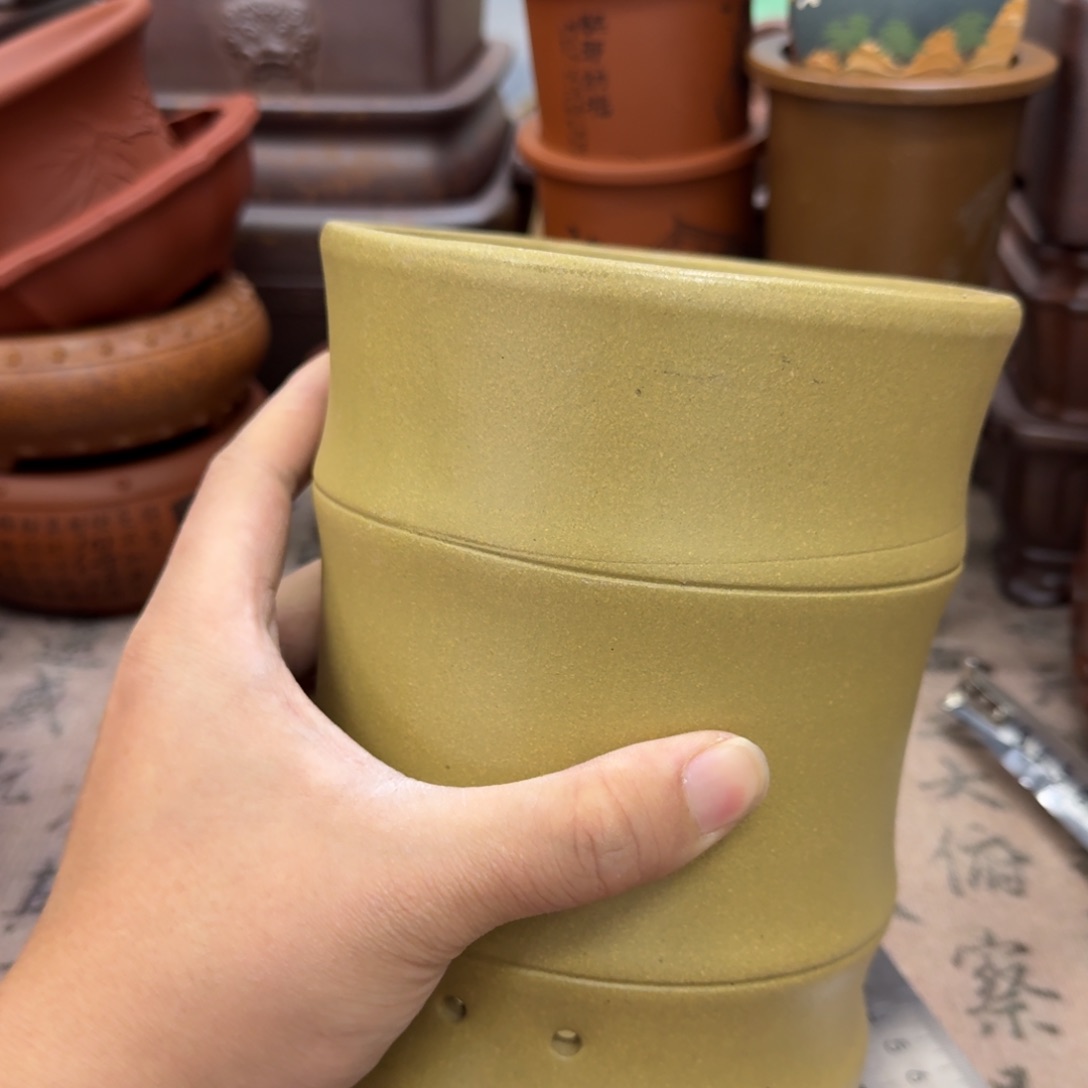 紫砂花盆宜兴紫砂正品12x16.5