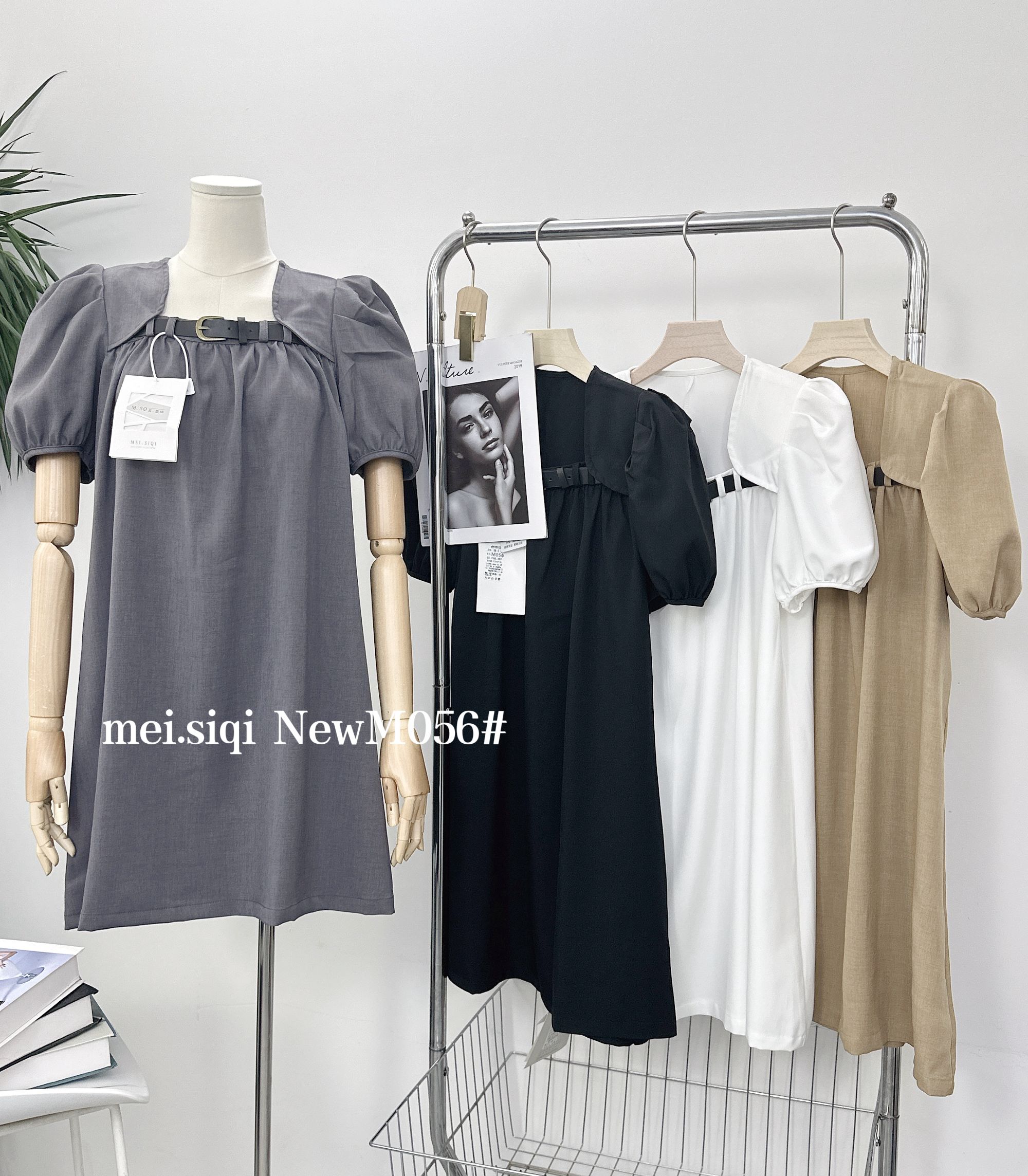 2024夏季女生时尚设计感连衣裙 MSQB0000M056