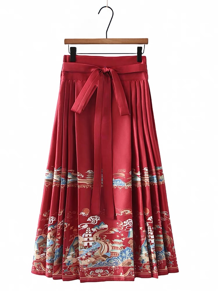 6325 马面裙新款成人女士国风裙子小个子时尚女装半身裙